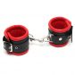 8059 Padded Anklecuffs with Trigger Hook (Red)